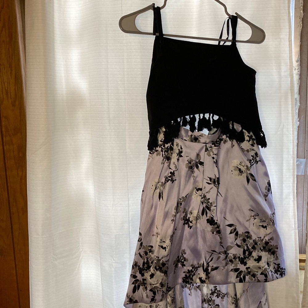 High low skirt set